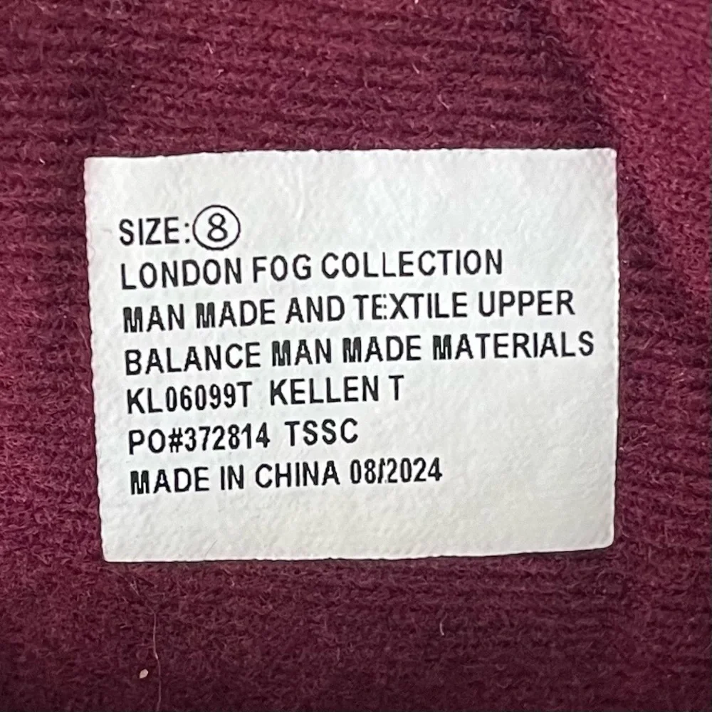 NWOT London Fog Toddler Boys 8 Black Boots Hook & Loop Comfy Cozy Cute Warm